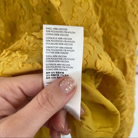 Anthropologie | embroidered midi skirt size 0 nwot - Picture 7 of 12